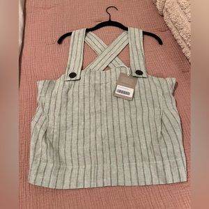 Apron Linen tank by Everlane, size 8